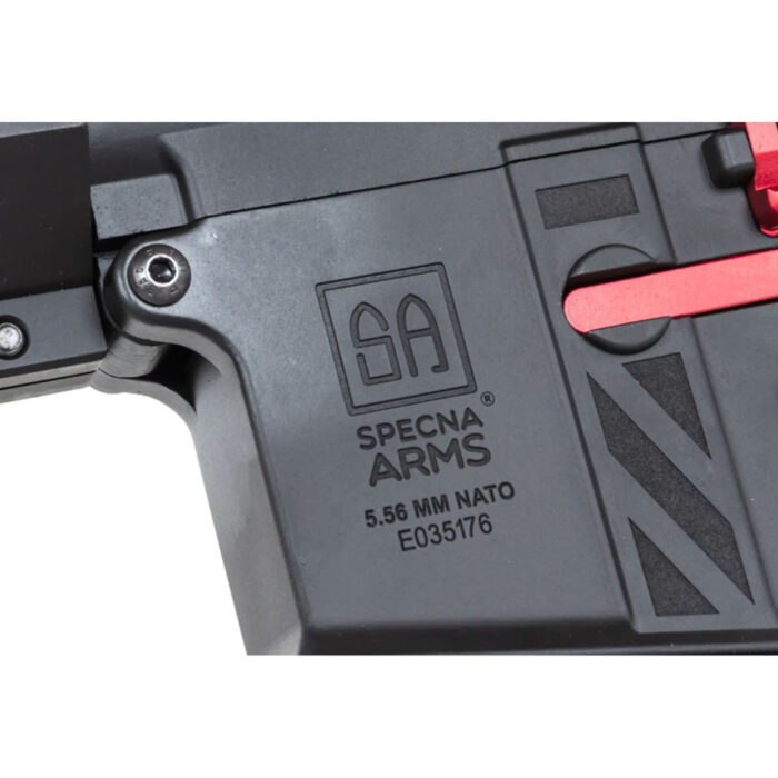Specna Arms SA-E39-L EDGE™ HAL™ ETU Airsoft Tüfeği – Kırmızı-Siyah
