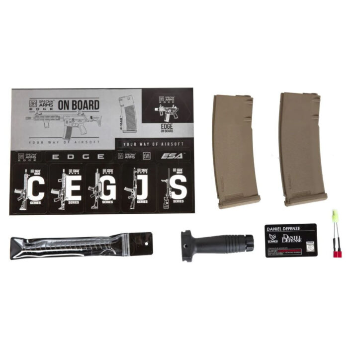 Specna Arms Daniel Defense® MK18 SA-E19 EDGE™ HAL™ ETU Airsoft Tüfeği – Yarım Tan