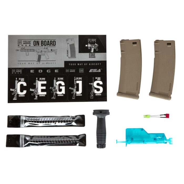 Specna Arms Daniel Defense® MK18 SA-P26 Prime™ Aster II ETU Fırçasız Motor Airsoft Tüfeği – Yarım Tan