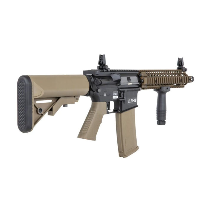 Specna Arms Daniel Defense® MK18 SA-P19 Prime™ Aster II ETU Fırçasız Motor Airsoft Tüfeği – Yarım Tan