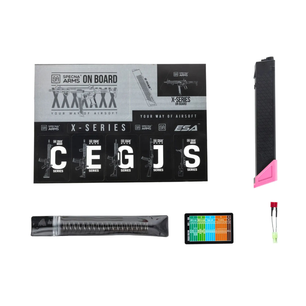 Specna Arms SA-FX02 FLEX™ HAL ETU Gen.2 Airsoft Tüfeği - Pembe Specna Arms SA-FX02 FLEX™ HAL ETU Gen.2 Airsoft Tüfeği - Pembe