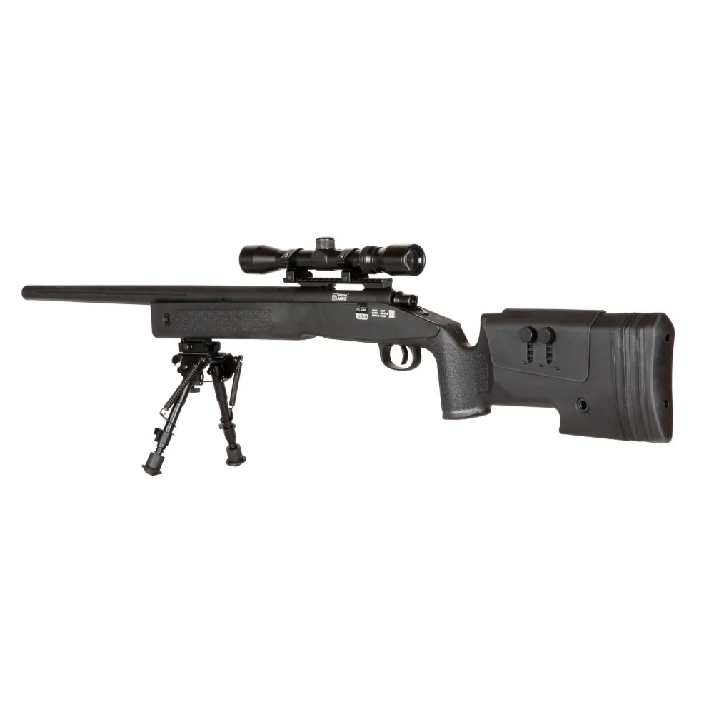 Specna Arms SA-S02 CORE™ Airsoft Tüfeği Dürbün ve Bipod Dahil - Siyah Specna Arms SA-S02 CORE™ Airsoft Tüfeği Dürbün ve Bipod Dahil - Siyah