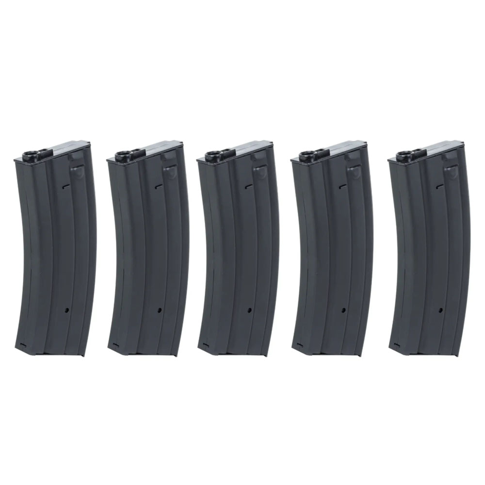 Specna Arms Metal 5 Adet Low-Cap 70BB Airsoft Şarjör Seti – Siyah