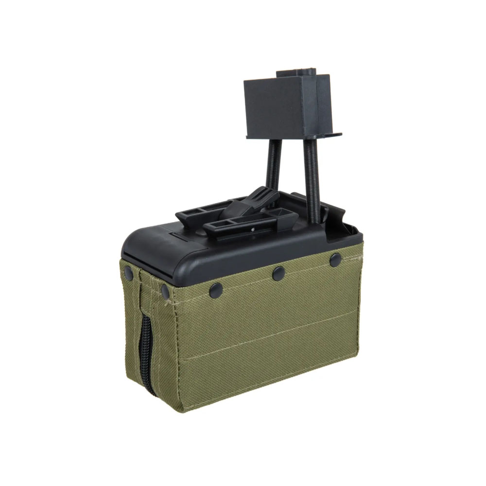 A&K M249 Box 2000BB Elektrikli Airsoft Şarjör - Yeşil A&K M249 Box 2000BB Elektrikli Airsoft Şarjör - Yeşil