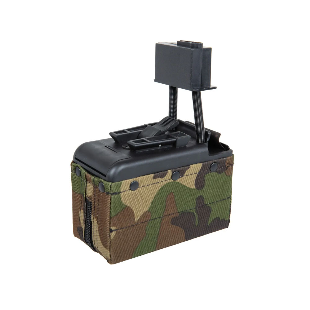 A&K M249 Box 2000BB Elektrikli Airsoft Şarjör - Woodland A&K M249 Box 2000BB Elektrikli Airsoft Şarjör - Woodland