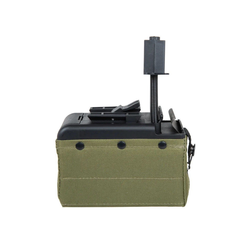 A&K M249 Box 2000BB Elektrikli Airsoft Şarjör - Yeşil A&K M249 Box 2000BB Elektrikli Airsoft Şarjör - Yeşil