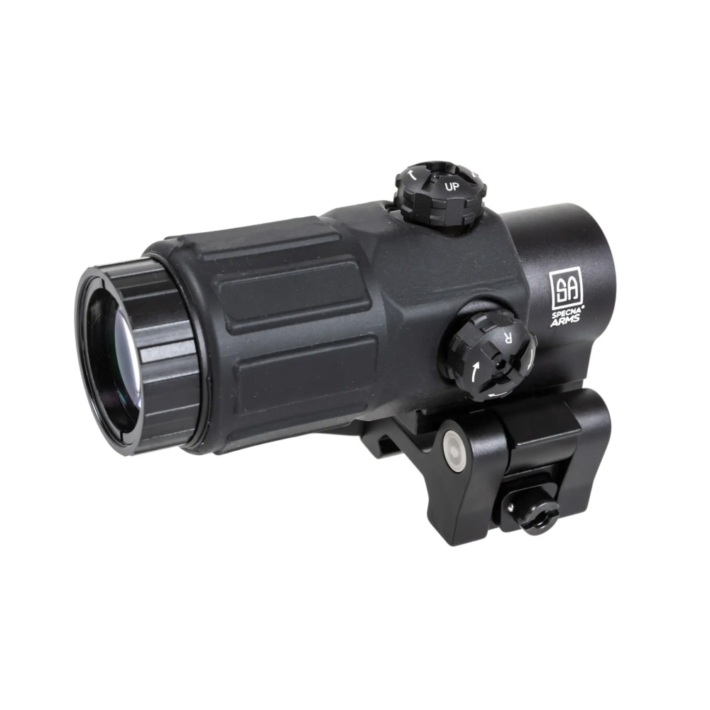 Specna Arms CORE™ 3×22 Magnifier Dürbün QD Aparatlı – Siyah