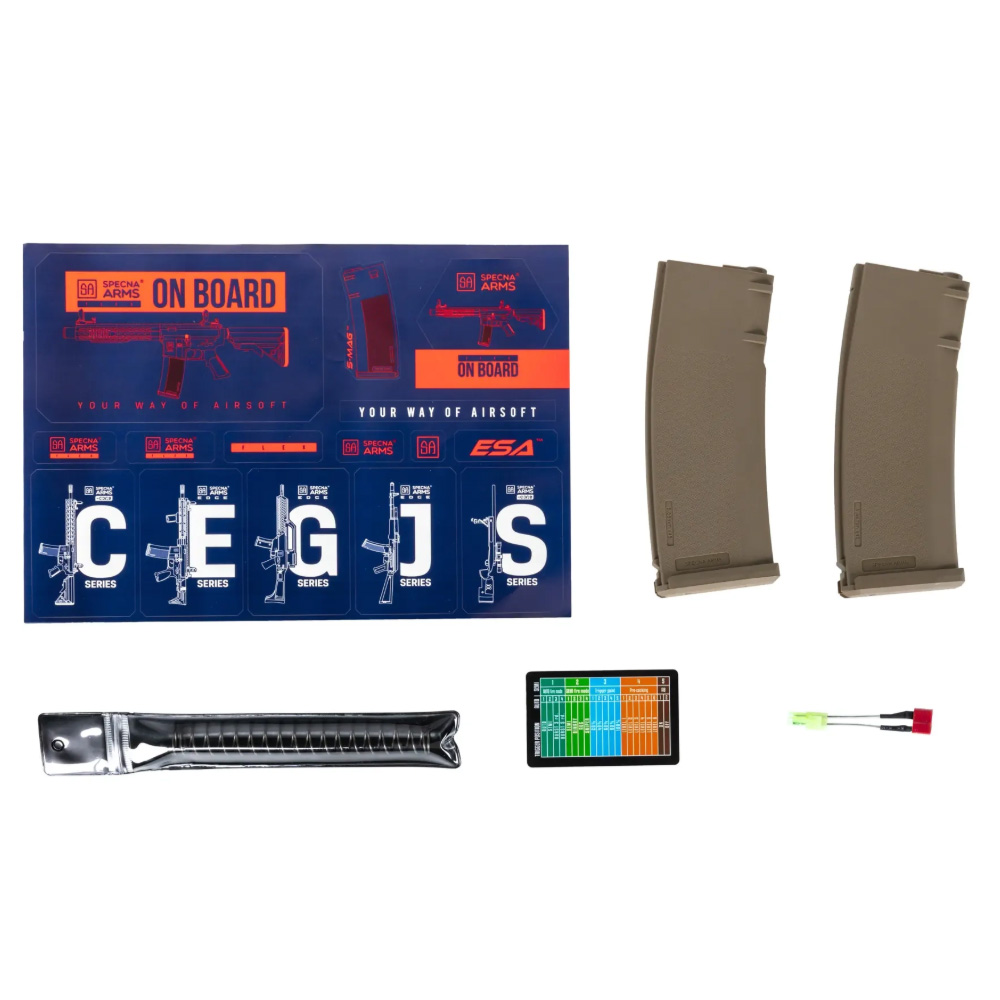 Specna Arms SA-F09 FLEX™ Airsoft Tüfeği HAL ETU™ Gen.2 BLDC™ – Yarım Tan Specna Arms SA-F09 FLEX™ Airsoft Tüfeği HAL ETU™ Gen.2 BLDC™ – Yarım Tan