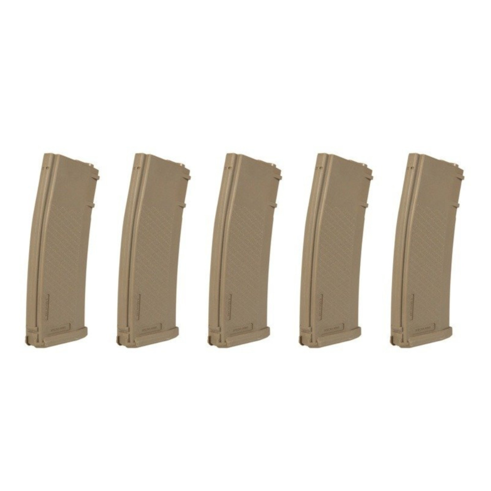Specna Arms 5’li Airsoft Şarjör Seti – Mid-Cap 125 BB S-Mag – M4/M16 Airsoft Tüfekleri – Tan Specna Arms 5’li Airsoft Şarjör Seti – Mid-Cap 125 BB S-Mag – M4/M16 Airsoft Tüfekleri – Tan