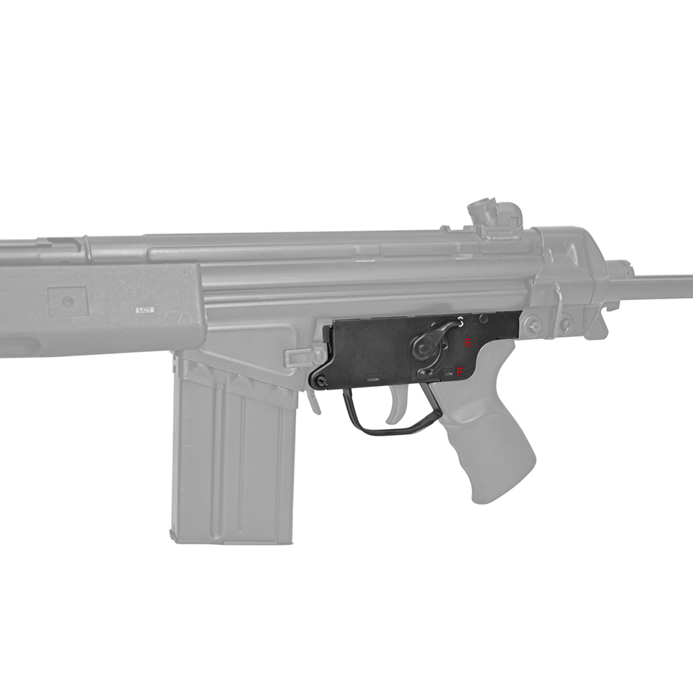LCT Airsoft LC058 LC-3 Çelik Alt Gövde LCT Airsoft LC058 LC-3 Çelik Alt Gövde